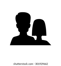 Vektorillustration von Menschen und Frauen