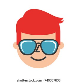 man young character male profile