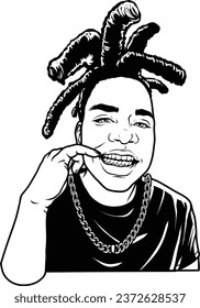 man
 young
 dreadlocks
 black
 african
 guy
 male
 american
 portrait
 face
 adult
 hair
 hairstyle
 fashion
 isolated
 casual
 style
 head
 afro
 person
 handsome