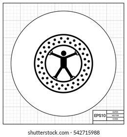 Man in Zorb Icon