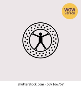 Man in Zorb Icon