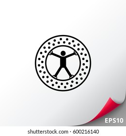 Man in Zorb Icon