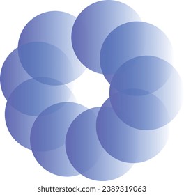 manadala design in two colour combination