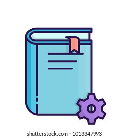manage book setting book illustration
