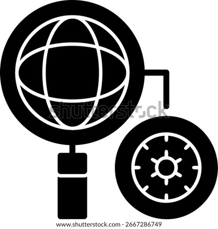 Manage Glyph Vector Icon Design