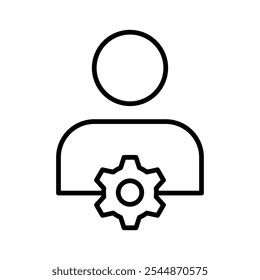 Gerenciar ícone Vetor de estrutura de tópicos para interface do usuário da Web