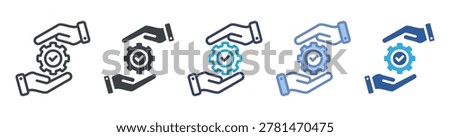 Manage icon set multiple style collection