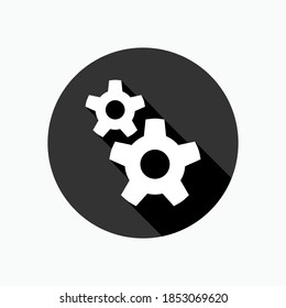 Manage Icon. Setting Symbol. Managerial Sign - Vector Logo Template. 