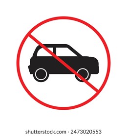 Manage parking with this no parking sign, providing clear warnings and restrictions for automobiles, transport vehicles, and urban areas.