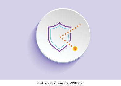 Manage Penetration Testing Icon Vector Design