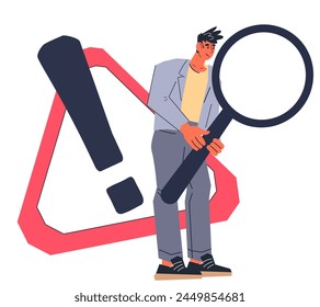 Manage risks, incidents, and problems in company thorough analysis and crisis response strategies. Crisis management and risk management strategy, vector concept.