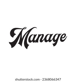 manage text on white background.