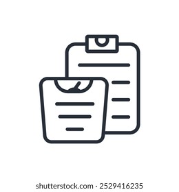 icono de administrar peso. Vector. Trazo editable. signo de estilo lineal para usar Diseño web, logotipo. Ilustración de símbolo.