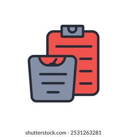 icono de administrar peso. Vector. Trazo editable. signo de estilo lineal para usar Diseño web, logotipo. Ilustración de símbolo.