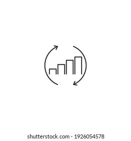 management Analytics set icon, isolated management Analytics set sign icon, vector illustration