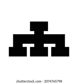 Management Bold Outline Vector icons that can easily modify

