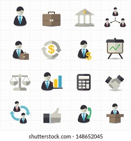 Management and business icons