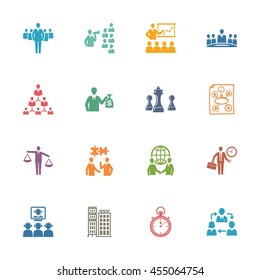 Management & Business Icons - Colored Series