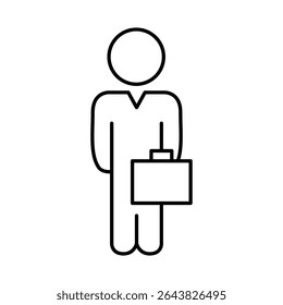 Management And Business Line Icon Editable Stroke. Teamwork, Business, Task, Deadline, Planning, Strategy, Marketing, Leadership Line Icons Vector Illustration