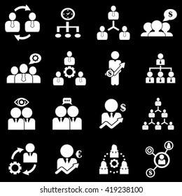 Management / Business Training And Learning Icon Set