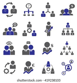 Management / Business Training And Learning Icon Set