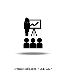 Management / Business Training And Learning Single Icon
