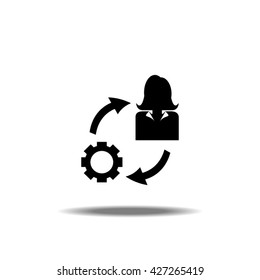 Management / Business Training And Learning Single Icon