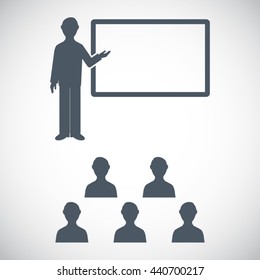 Management / Business Training / Learning Single Icon