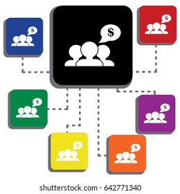 Management / Business Training And Learning Single Icon