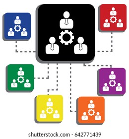 Management / Business Training And Learning Single Icon