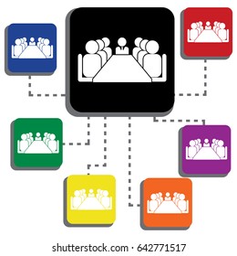 Management / Business Training And Learning Single Icon