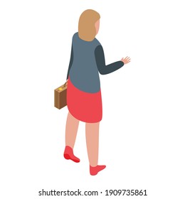 Management collaboration icon. Isometric of management collaboration vector icon for web design isolated on white background