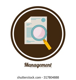 Management concept about business icons design, vector illustration eps 10