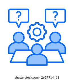 Elemento de icono de consultoría de gestión para diseño