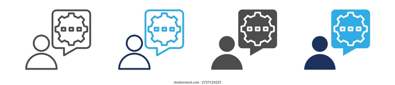 Management Consulting Icon-Set mit mehreren Konzepten