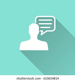 Management consulting vector icon. Illustration isolated for graphic and web design.
