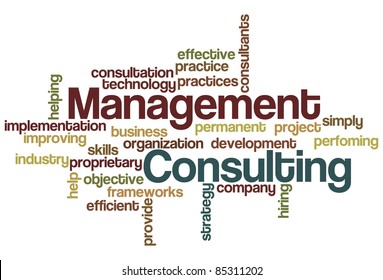Management Consulting Word Cloud