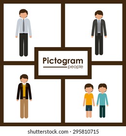 Management digital design, vector illustration eps 10