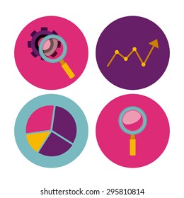 Management digital design, vector illustration eps 10