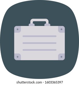 Management Flat icons for baggage  & lugagge 