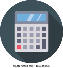 Management Flat icons for calculation  & mathematics