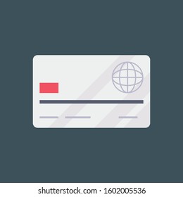 Management Flat icons for  card  & debit