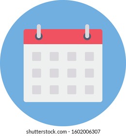 Management Flat icons for date  & month 