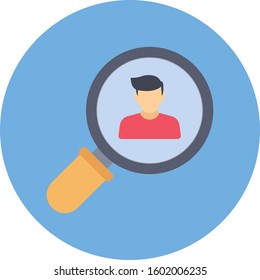 Management Flat icons for employee  & explore 