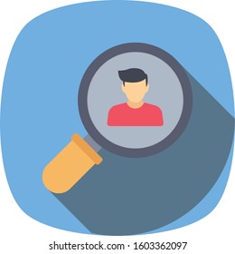 Management Flat icons for employee  & explore 