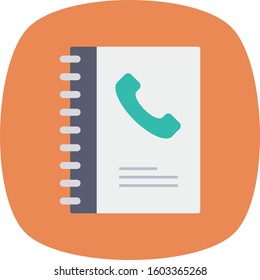 Management Flat icons for file  & notebook 