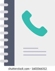 Management Flat icons for file  & notebook 