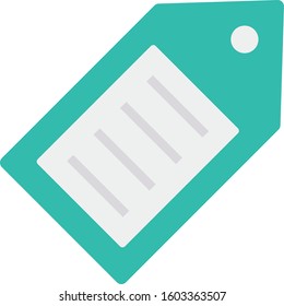 Management Flat icons for label & sticker 