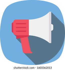 Management Flat icons for loud  & speaker 