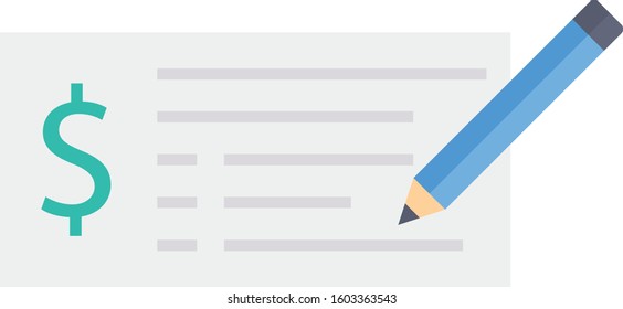 Management Flat icons for pay & order 